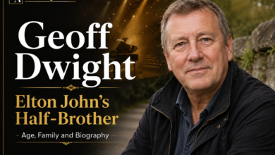 Geoff Dwight, Elton John’s half-brother, featured in a biography image