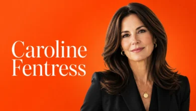 Caroline Fentress: Biography, Background, Life, and What We Know 6 Caroline Fentress portrait on orange background