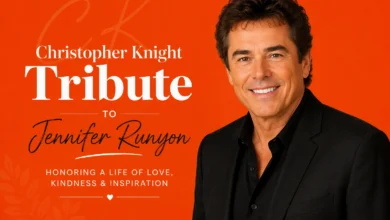 Christopher Knight tribute to Jennifer Runyon