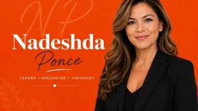 Nadeshda Ponce professional portrait in black blazer